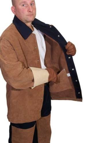 REN-017 - Ubranie robocze skórzane z dwoiny bydlęcej - obrazek 6